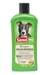 Foto do produto SHAMPOO PELOS ESCUROS COM GLICERINA SANOL DOG 500ML  6303
