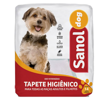 Foto do produto TAPETE HIGIENICO SANOL DOG C/14 UNIDADES 6409