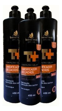 Foto do produto Kit Umidificador De Cachos Barrominas 450ml  - 3 Unidades