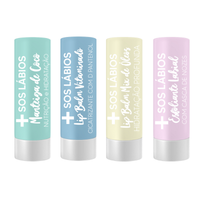 Foto do produto KIT BALM SOS LABIOS 3,5GR TOP BEAUTY (UM DE CADA)