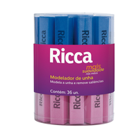 Foto do produto Bloco Modelador Unhas Ricca 4 Faces – Kit 36 Un