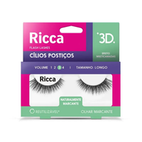 Foto do produto CILIOS 3D GATINHO ENTRELAÇADO RICCA 2686