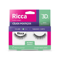 Foto do produto CILIOS 3D RETINHO E BASICO RICCA 2683