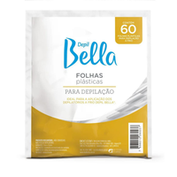 Foto do produto FOLHA PLASTICA DEPILATORIA 60FLS DBELLA