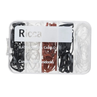 Foto do produto ELASTICOS INVISIVEIS 200 PCS COM CASE RICCA 3344