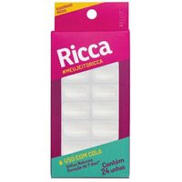 Foto do produto UNHAS RICCA NATURAIS QUADRADO MEDIO 1320