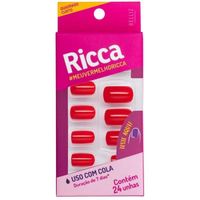 Foto do produto UNHAS RICCA VERMELHO PAIXAO  1340