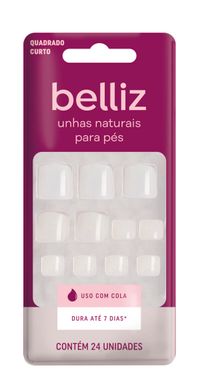 Foto do produto UNHAS BELLIZ NATURAIS PARA PES 1207
