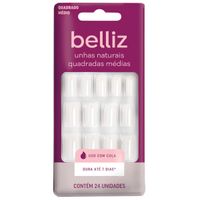 Foto do produto UNHAS BELLIZ QUADRADA MEDIA   1201