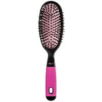 Foto do produto ESC CABELO OVAL RICCA GDE BLACK & PINK 2411