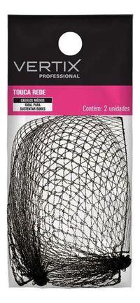 Foto do produto Touca De Rede Grossa Preta Vertix Com 2 Unidades 3064