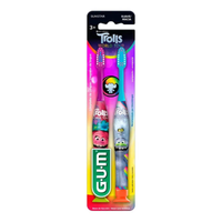 Foto do produto ESC DENTES GUM TROLLS C/ 2    4060