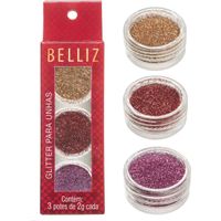 Foto do produto GLITTER BELLIZ PARA DECORACAO DE UNHAS COLOR 1829