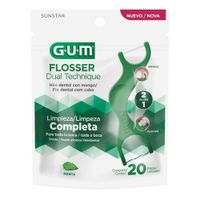 Foto do produto GUM FLOSSER DUAL TECNIQUE 20CT  821