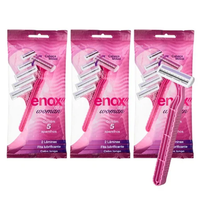 Foto do produto Kit Aparelho Descartável Enox GT 2 feminino 3 PCTs Com 5unid 1757
