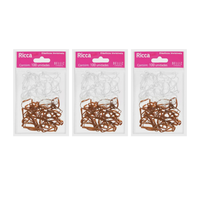 Foto do produto KIT ELASTICOS INVISIVEIS RICCA 3321 COM 3 PCT C/ 100UN