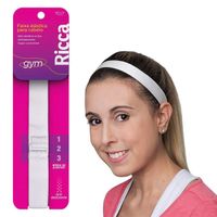 Foto do produto FAIXA CABELO RICCA GYM AJUST WHIT 1046