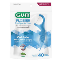 Foto do produto FIO DENTAL GUM FLOSSER MULTIPLA ACAO C40 888