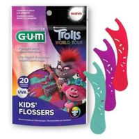 Foto do produto Fio Dental Gum Flosser Trolls C/20 Unidadades 875