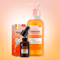 Foto do produto Kit Antiacne Hidramais Sabonete Gel e Serum Vit C