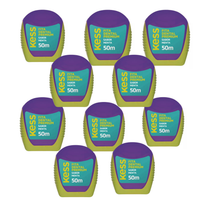 Foto do produto Kit Fita fio dental Kess Menta 50m 10 un 2008