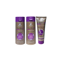 Foto do produto Kit shampoo, condicionador e creme para pentear Queratina Complex Barrominas