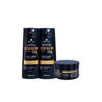Foto do produto Kit shampoo, condicionador e máscara capilar cresce fio Barrominas