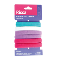 Foto do produto ELASTICO GROSSO 6 UNIDADES SUMMER RICCA 2726