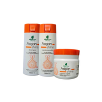 Foto do produto Kit shampoo, condicionador e máscara capilar Argan Shine Barrominas