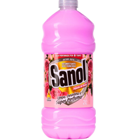 Foto do produto DESINFETANTE BACTERICIDA SANOL INFUSÃO DE ROSAS 2L 2008