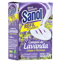 Foto do produto BLOCO SANITÁRIO SANOL LAVANDA REFIL 35g 2533