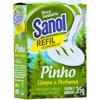 Foto do produto BLOCO SANITÁRIO SANOL PINHO REFIL 35g 2531