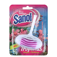 Foto do produto BLOCO SANITÁRIO SANOL FLORES TROPICAIS AP 35g 2540