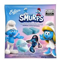 Foto do produto BALA MASTIGÁVEL SMURFS ALGODÃO DOCE ERLAN 500G 112249
