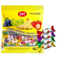Foto do produto BALA DURA RECHEADA ERLAN FRUTAS SORTIDAS 400G 113001