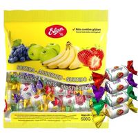 Foto do produto BALA MASTIGÁVEL ERLAN FRUTAS SORTIDAS 500G 112206