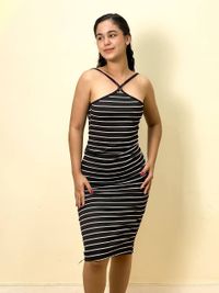 Foto do produto VEST LONGO LISTRADO CANELADO 8062102