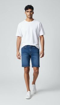 Foto do produto BERMUDA JEANS C/ELASTANO MOÇA FLOR 316436