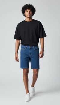 Foto do produto BERM JEANS C/ELASTANO MOÇA FLOR 316454