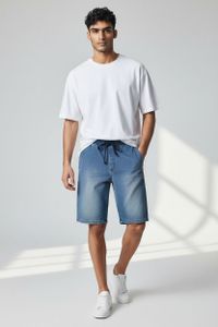 Foto do produto BERMUNDA MOLETON JEANS 316367