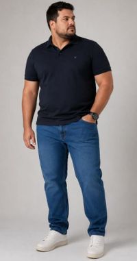 Foto do produto CALCA JEANS PLUS MASC C/ELAST 1226181