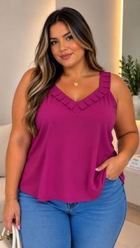 Foto do produto BLUSA TEC CEDINHA PLUS FEM BP17