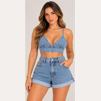 Foto do produto CONJ SHORT BLACK FEL 01/18 3026