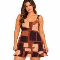 Foto do produto VESTIDO ALÇA TEC VISCOSE 50% ALG 151048