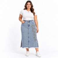 Foto do produto SAIA JEANS LONGA 100% ALG CARMEM 80014