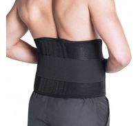 Foto do produto CINTA LOMBAR COM HASTES PRETO 100CM - KESTAL