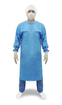 Foto do produto Avental Cirúrgico C/Reforço Imp Gr50 (sms-ssmms)-Polar Fix