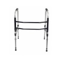 Foto do produto ANDADOR ALUMINIO ANOD 2 BARRA FIXA ADULTO ANPP - INDAIÁ