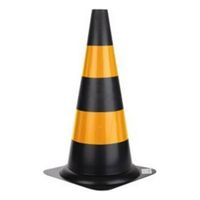 Foto do produto Cone Rígido Refletivo 50cm - Delta Plus Cor Preto