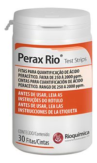 Foto do produto Fita Teste Perax Rio Test Strips (30un) - Rioquímica